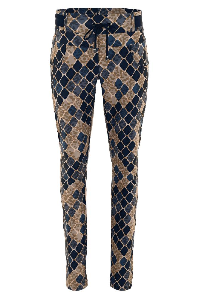 Skinny broek, heeft een hoge tailleband met een koord en is gemaakt van een heerlijk comfortable Poly Lycra kwaliteit.