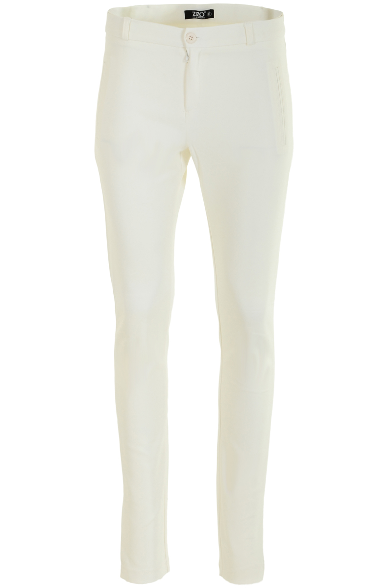 Basic chic en een extra skinny  broek voor een trendbewuste uitstraling. De voordelen van een chique polyamide kwaliteit zijn het hoge comfort en mooi afkledend. Perfecte pasvorm met fake paspelzakken voor  en achter en modellerende tailleband.