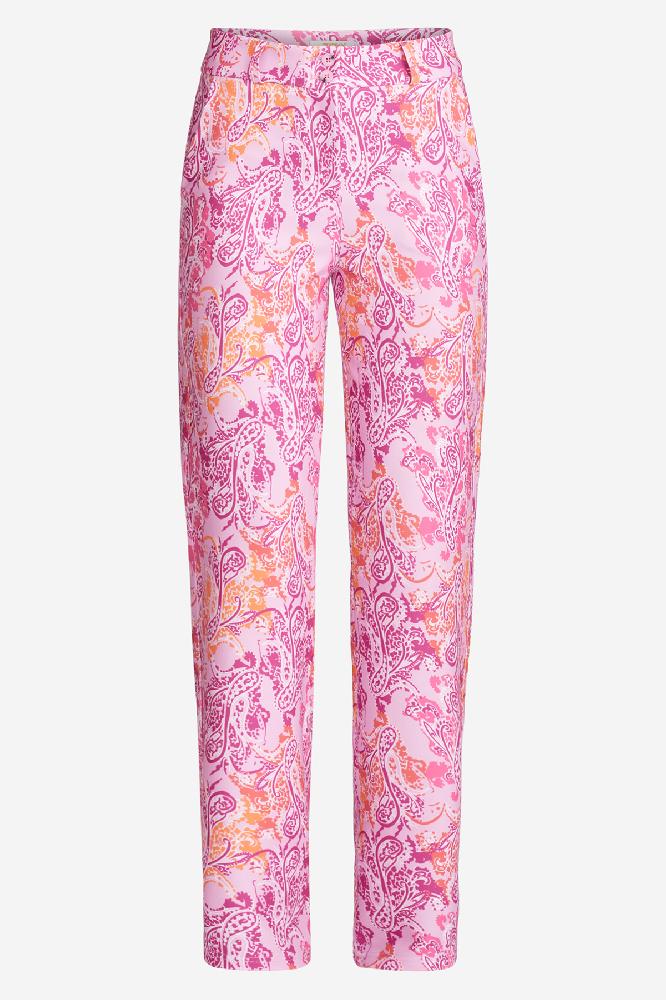 Broek Joya geprint summer24 straight leg print