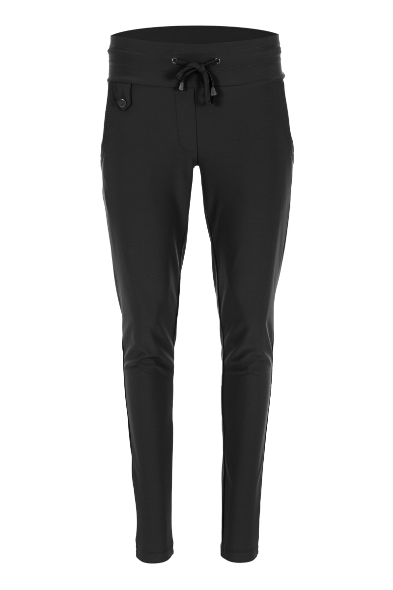 Skinny fit broek in 'travel' kwaliteit