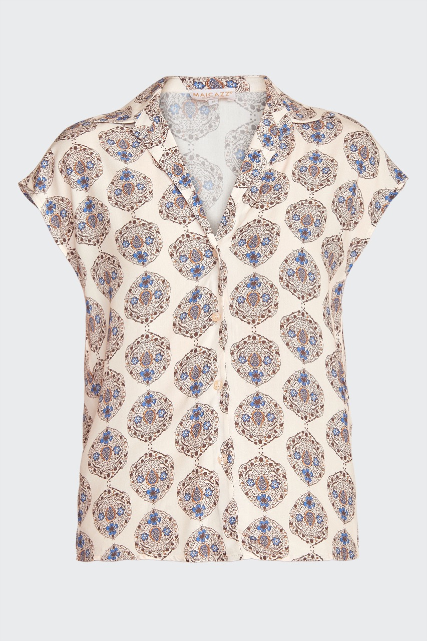 De Jaloe blouse is een mouwloze top die perfect is voor elke gelegenheid.